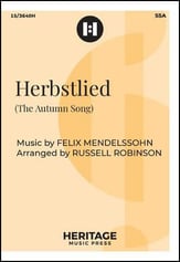Herbstlied SSA choral sheet music cover
